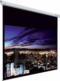 Écran de projection fixe Motorisé/Électrique – 200 cm x 200 cm – Fixation murale