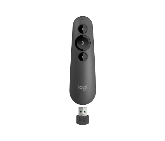 Logitech R500 – Pointeur Laser pour présentation PowerPoint – Portée: jusqu’à 20 m
