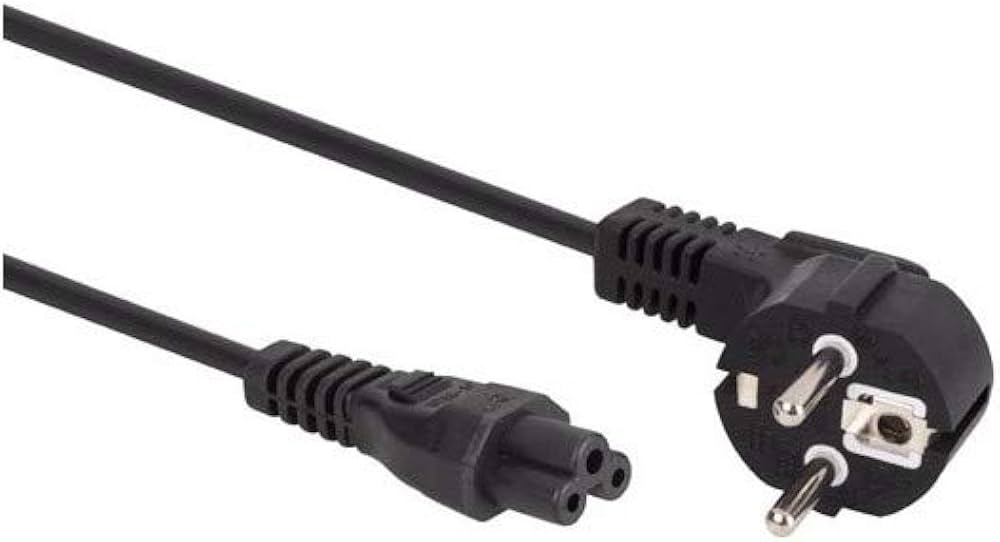 Cordon d’alimentation CEE 7/7 Angle droit vers IEC320 C5