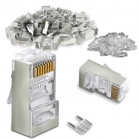 Connecteurs RJ45 Catégorie 7 SFTP – Pack de 10