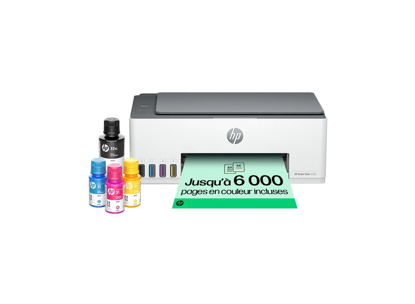 Imprimante Tout-en-un HP Smart Tank 5105